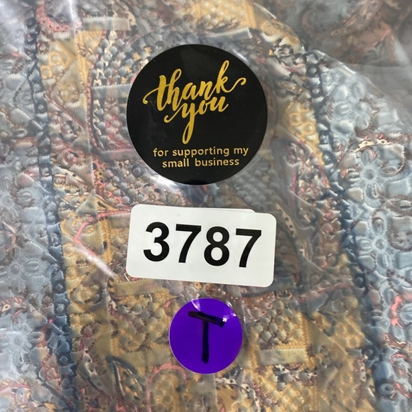 One World Fairycore Whimsigoth Y2K Bell Sleeve Multicolor Blouse Size S - Picture 15 of 15